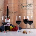 thumbnail image 3 of Servette Home Wine Bottle Stopper with 4 Wine Glass Charms - Wine, 3 of 6