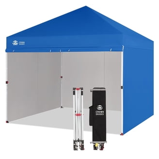 Coleman Sun Shelter 10x10 Canopy with Sunwall UV Protection Gray