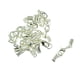 thumbnail image 4 of Juego de 3x12 Piezas Cierre de Garra de Langosta Sunnimix Extremos de Cable de Crimpado Plata Blanco, 4 of 7