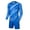 Blue (No Socks), variant on KELME Soccer Goalkeeper Jersey Pro Set Uniform - Padded Goalkeeper Shirt