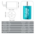 thumbnail image 2 of Motor sin escobillas 1 2845 4500KV sin sensor con conjunto combinado ESC 30A para coche RC /14, 2 of 6