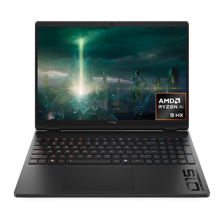 HyperX OMEN 15.3" WQXGA 180Hz 2.5K IPS Gaming Laptop, AMD Ryzen 9 8940HX, NVIDIA GeForce RTX 5070, 16GB, 1TB SSD, Black, Windows 11