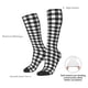 thumbnail image 4 of Balery Black White Plaid Calcetines novedosos Calcetines deportivos Calcetines hasta la rodilla Calcetines de algodón Calcetines originales y geniales, 4 of 6