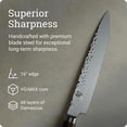 thumbnail image 3 of Shun Premier 9.5-inch Slicing Knife TDM0704, 3 of 7