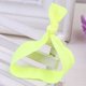 thumbnail image 2 of Anillo para el cabello, sin costuras, de alta elasticidad, anudado, ajustable, coleta, soporte colorido, cuerda para el cabello, accesorios para Accesorio para el cabello Amarillo fluorescente Sonducket AP010176-17, 2 of 6