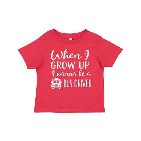 

Inktastic Future Bus Driver Boys or Girls Toddler T-Shirt