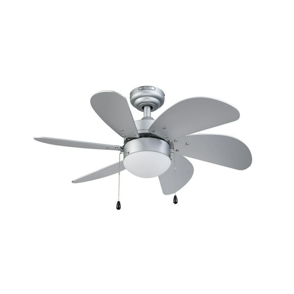 Ventilador de techo Coolfan Tramontana 30 pulg 6 aspas plata