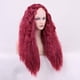thumbnail image 3 of Peluca rizada rubia de 70 cm de largo para mujer Fibra sintética resistente al calor a 180 °C Reemplazo de cabello ondulado de aspecto natural con gorra ajustable 21.5-22.8 "Peluca de fiesta de moda, 3 of 4