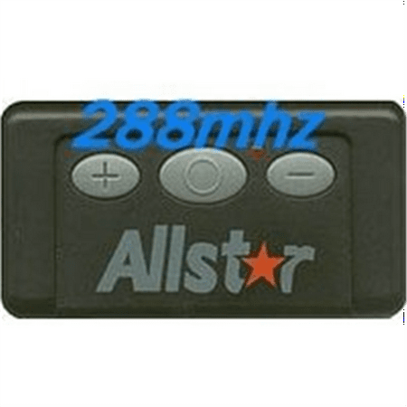Allstar 111025 288mhz Garage Door Opener Remote