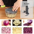 thumbnail image 2 of Cortador manual de alimentos Cambom para verduras, 500 ml, color gris, 2 of 6