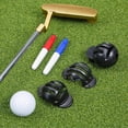 thumbnail image 1 of xinxixnxx Golf Ball Marker Line Drawing Stencil Tools with Marker Set training Double Sided, 1 of 9