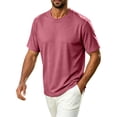 thumbnail image 2 of DORKASM Men's Short Sleeve Dry Fit Shirts Workout Gym Mesh Shirt Athletic Running Lightweight Performance Tshirt Watermelon Red 3XL, 2 of 6