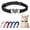 Black, variant on Miaocao 2 Pack Diamond Cat Collar with Bells and Safety Belt, Adjustable Soft Velvet Kitten Collar with Bling Heart Jewelry, Cute Purple & Pink Cat Collars for Girls & Boys(Neck Girth 8"-10")