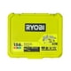 thumbnail image 1 of Juego de enchufes para PC RYOBI de 156 unidades SAE y métricos con funda, 1 of 4