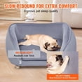thumbnail image 4 of Vevor BYCWSFBYCXXHKKKMFV0 Pet Dog Couch for Small-Sized Dogs & Cats Dog Sofa Bed - 66 lbs, 4 of 5