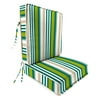 Jordan Manufacturing 2 Piece Deep Seat Outdoor Chair Cushion - Kastel