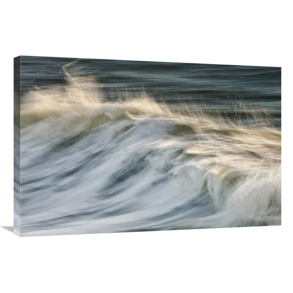 Global Gallery's 'South Beach Surf' By Katherine Gendreau Stretched Canvas Wall Art