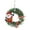 Santa, variant on Spencer 6 Pack 6" Artificial Christmas Wreath Green Wintry Pine Hanging Wreaths for Front Door Wall Window Home Holiday Decor Xmas Ornaments