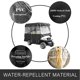 thumbnail image 3 of Funda coche suministros golf cuatro plazas negra ENC-011, 3 of 8