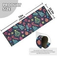 thumbnail image 5 of Yayeee Runner Rug for Bedroom 2'x6' Machine Washable Hallway Non Slip Mat, Neon Christmas, 5 of 8