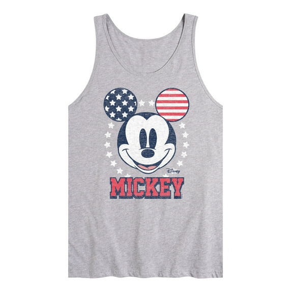 Disney - Americana - Mickey Usa Ears - Men's Jersey Tank Top