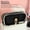 Black-BK, variant on MMJ Three-Layer Canvas Pencil Case Large Capacity Button Closure Stationery Storage Bag Organizer 9.05x4.72x3.14in