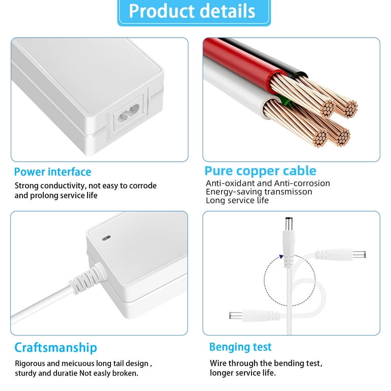 Power Adapter Compatible With Cricut Maker And Cricut Explore Air 2 Cutting  Machine, 18v 3a Ac Power Replacement Cord Compatible With Cricut, Charger