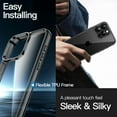 thumbnail image 6 of JETech Case for iPhone 16 Pro Max 6.9-Inch, Non-Yellowing Shockproof Phone Bumper Cover, Anti-Scratch Clear Back (Black), 6 of 6
