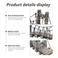 thumbnail image 4 of LEEYNEER 2 Pcs Zen Garden Bridge Miniature Landscape Accessory Household, 4 of 6