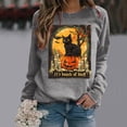 thumbnail image 2 of Futezty Halloween Sweatshirts for Women Plus Size Long Sleeve Cute Graphic Pullover Top 2025 Fall Fashion Shirt Clothes, 2 of 7