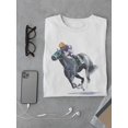 thumbnail image 3 of Painting Of Horse Racing Jockey Tee Men's -Image by Shutterstock, 3 of 4