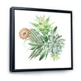 thumbnail image 3 of Designart 'Bouquet With Succulents and Cactus' Traditional Framed Canvas Wall Art Print, 3 of 5