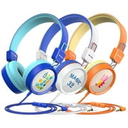 New Bee Kids Headphones with Microphone Foldable Wired Headphone