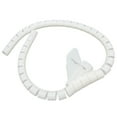thumbnail image 3 of Funda para gestión de cables, organizador de fundas para cables, conector industrial en espiral, tubo de cable cubierto, confiable y duradero, 3 of 9