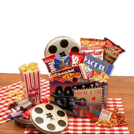 GBDS You're a Superstar Movie Gift Box - movie night - movie night gift baskets for families