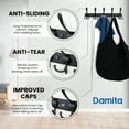 thumbnail image 6 of Damita Coat Rack Wall Mount,15.7" Coat Hook Rack for wall,15 Hooks Heavy Duty Coat Hangers Wall Mount,Black, 6 of 7