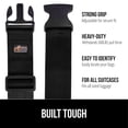 thumbnail image 2 of Correas de equipaje GORILLA GRIP, resistentes, ajustables, paquete de 2, negras, 2 of 9