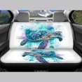 thumbnail image 4 of Jeiento Sea Turtle Car Seat Cover Set of 4 Anti-Slip Front and Rear Auto Seat Covers Universal Fit Interior Accessories for SUV Sedan Van, 4 of 6