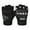 Black, variant on Mightlink 1 Pair Unisex Motorcycle Gloves Stainless Steel Shell Half Finger Fastener Tape Thin Section Outdoor Sports Fighting Fitness Gloves Cycling Supplies