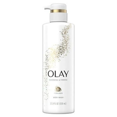 Olay Firming Body Wash for Women with Collagen, 17.9 fl oz