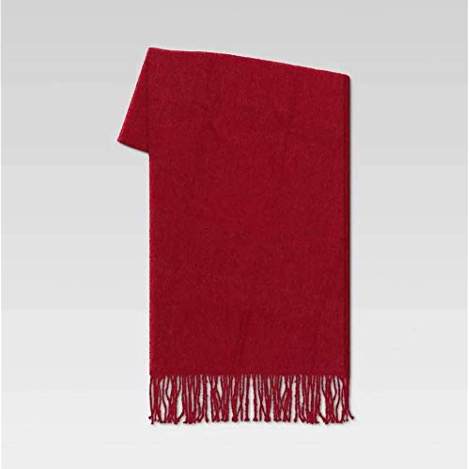 Quality and Design 50 x 60 in Chenille Throw Blanket Red Threshold 