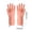 Pink, variant on Dishwashing Gloves with Fleece Lining, Waterproof Rubber Cleaning Gloves with Non-Slip Grip, Thick Reusable Kitchen Gloves with Long Cuff for Household Cleaning Laundry and Gardening