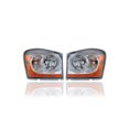 thumbnail image 1 of Headlight Assembly - Compatible/Replacement for '06-06 Dodge Durango - Halogen - Pair, Left Driver + Right Passenger Set - 55077720AE, 55077721AE, 1 of 2