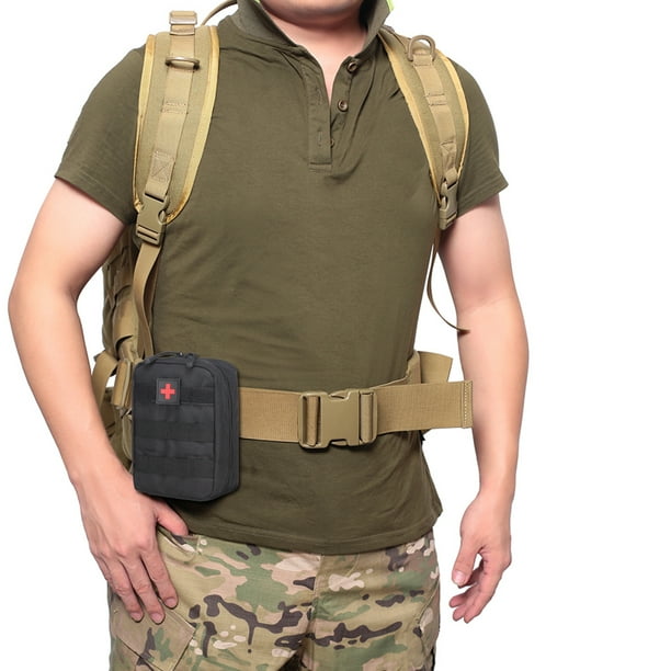 Bolsa tactica militar EDC cinturon de cintura chaleco de caza paquete Likrtyny de herramientas de emergencia Kit de primeros auxilios medico al aire libre bolsa de supervivencia Walmart en linea