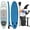 Blue/Gray, variant on ASA TECHMED 10' Inflatable Stand Up Paddle Board SUP - Adjustable Paddle, Carrying Bag