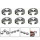 thumbnail image 3 of 10 Pcs Vintage Ornament Vintage Open Ring Open Toe Rings Open Knuckle Ring Criss Cross Wedding Band Punk Style Rings, 3 of 3