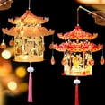 thumbnail image 4 of Dserhfy Portable Palace Lantern Set DIY Flower Lantern Kit Interactive Play Kid-Friendly Stick Lantern Material Pack, 4 of 8