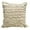 Beige, variant on Fennco Styles Modern Fringe Stripe Cotton Decorative Throw Pillow 17" W x 17" L - Cotton Cushion for Home, Farmhouse, Couch, Living Room, Bedroom and Office Décor