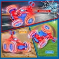 thumbnail image 3 of Spider Remote Control Car Toys for Boys- 360° Rotating RC Stunt Cars 4WD Monster Cars for Kids,2.4GHz Electric Vehicle Toy Car with LED Lights,Birthday Gift for 3 4 5 6 7 8 9 Year Old Boys, 3 of 7