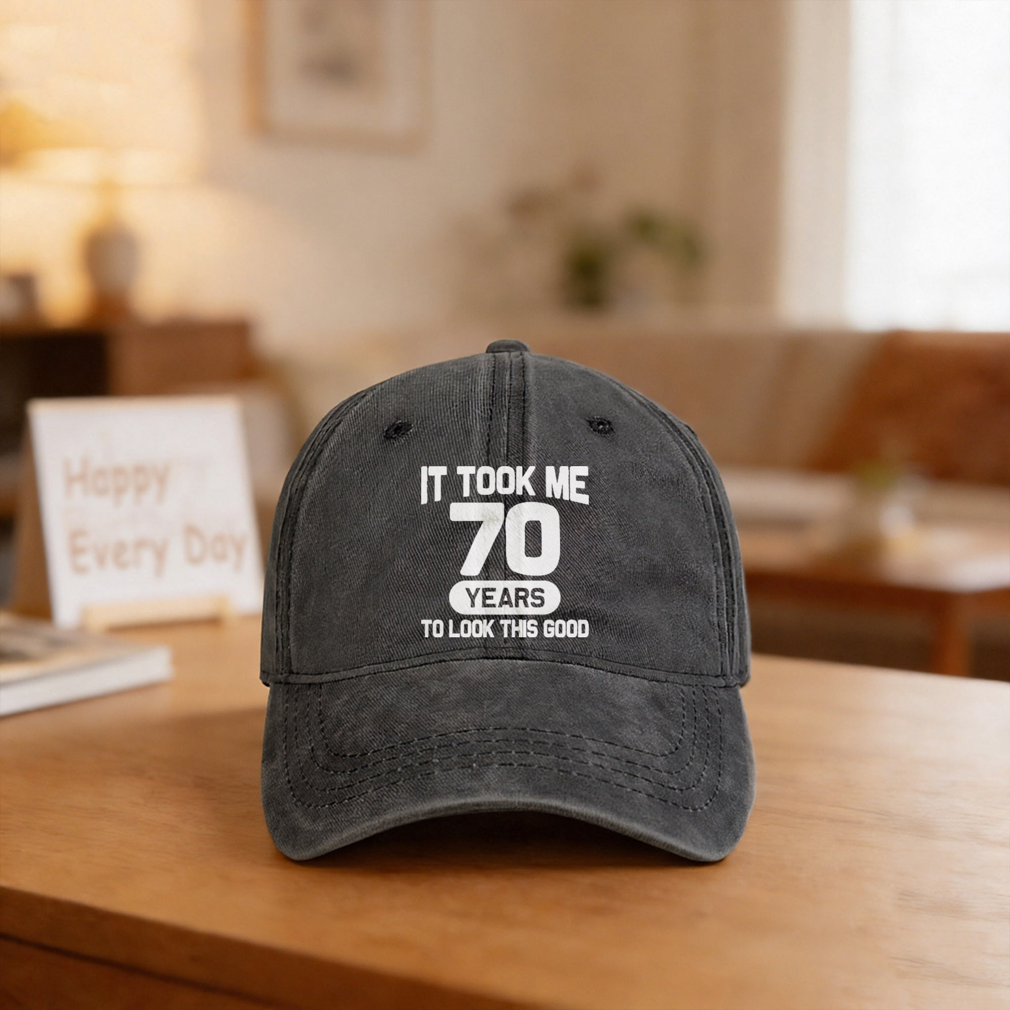 Father's Day Gift 70th Birthday Gifts for Men Women 70 Year Old Gifts Decorations Took Me 70 Years to Look This Good Washed Cotton Hat